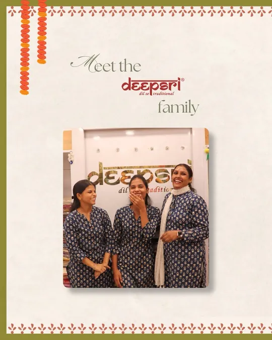 The Deepsri team in the Janakpuri store
